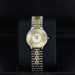 Cartier W10051F4 Must 21 de Cartier Ladies Two-Tone Bullet Edition 18kt Yellow G